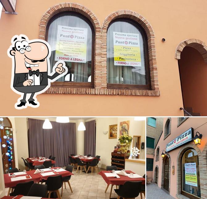 La immagine della esterno e tavolo da pranzo di Vale Pizza (Punto Pizza) Monte San Giusto