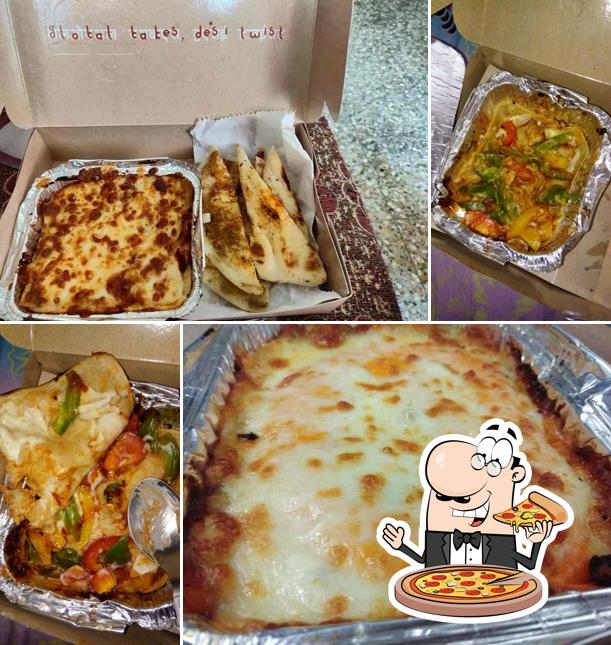 At Firangi Bake, you can enjoy pizza