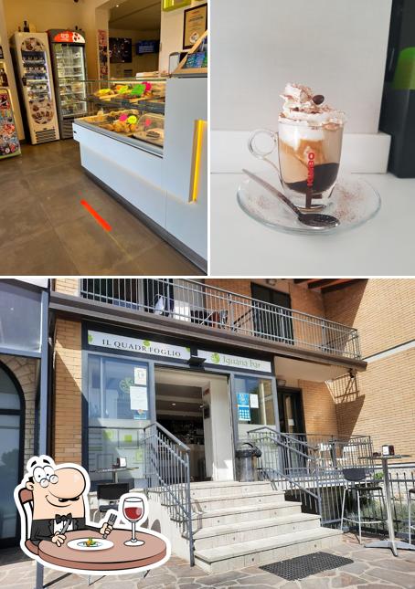 Tra le varie cose da Il Quadrifoglio si possono trovare la cibo e esterno