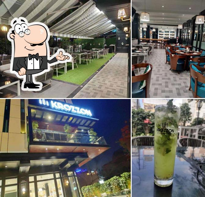 The picture of interior and exterior at Krozzon By Masters Bakery