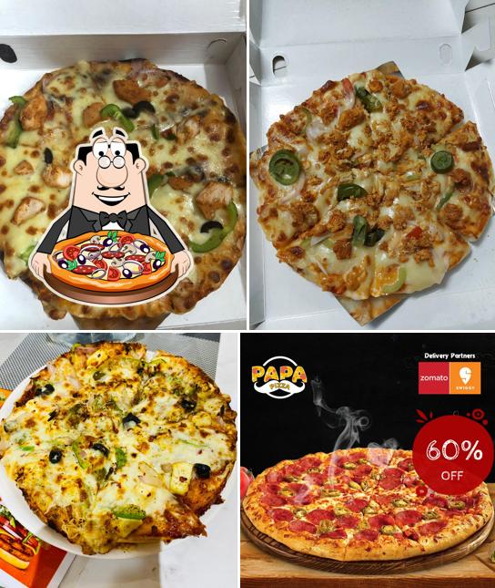 Pick pizza at PAPA PIZZA