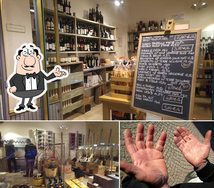 La interni e cibo del ristorante