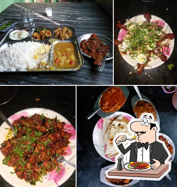 Food at Baghajatin Hotel