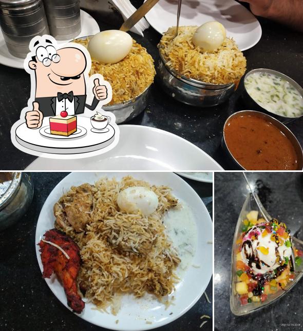 Grand Kabab Mehal offers a selection of sweet dishes