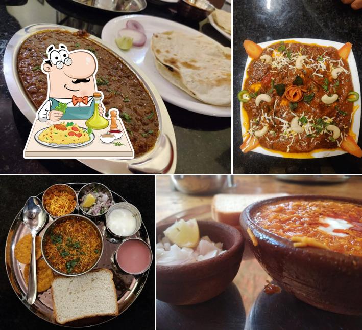 Meals at Kolhapuri Wada Misal restaurant