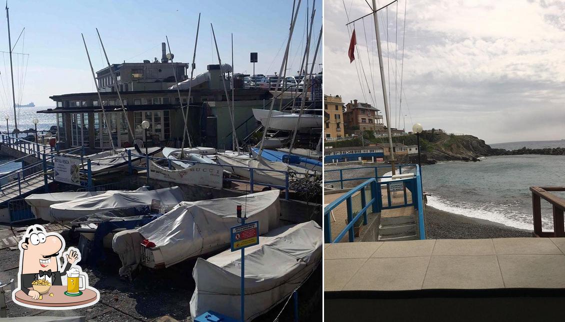 Puoi goderti un rinfrescante bicchiere di birra chiara o scura