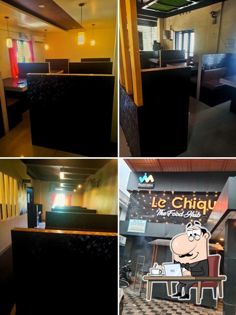 Check out how Le Chique Restaurant looks inside