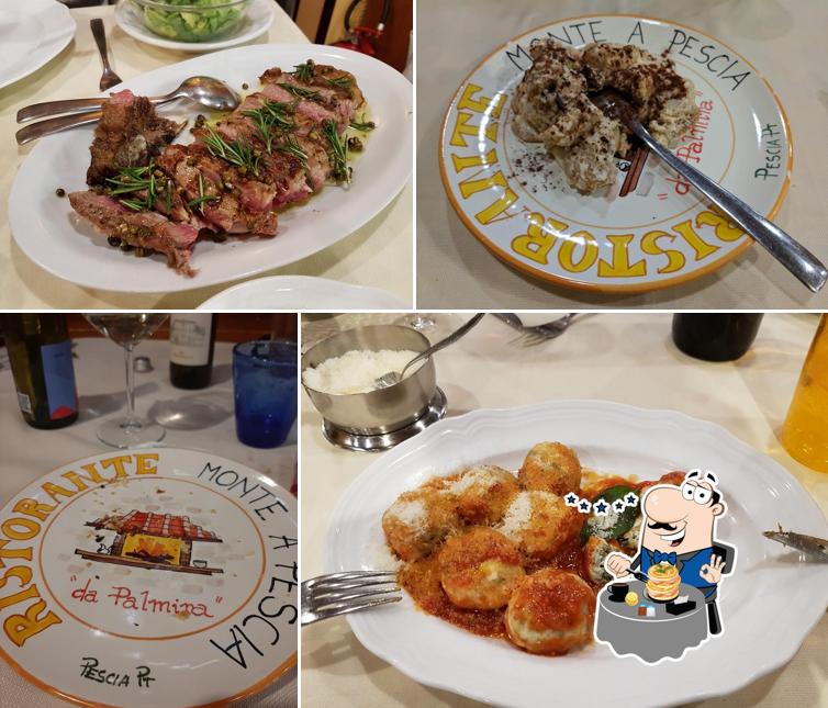 Platti al Ristorante Monte A Pescia