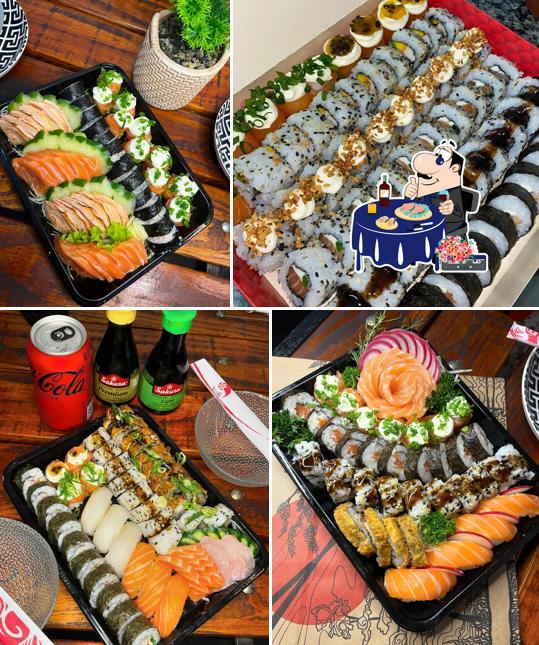 Sashimi em Sushi dos Deuses - Restaurante de Comida Japonesa