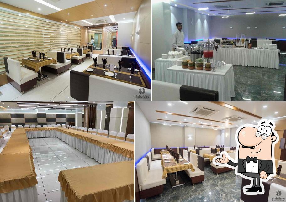 The interior of Ziyafat Restaurant