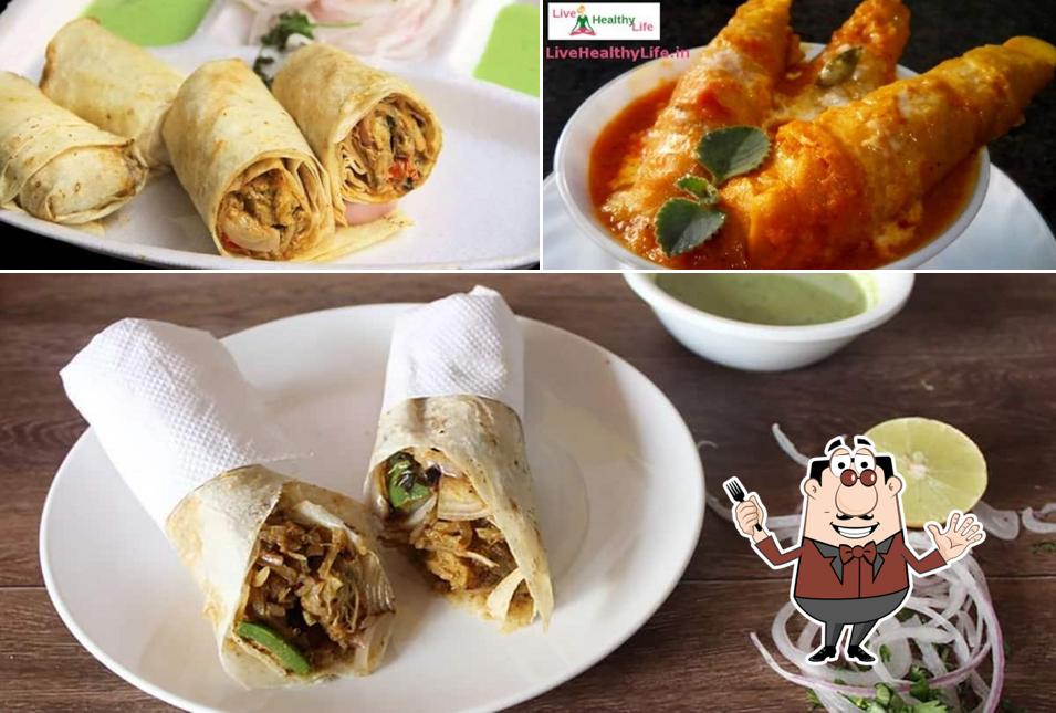Food at Punjabi Chaap Corner