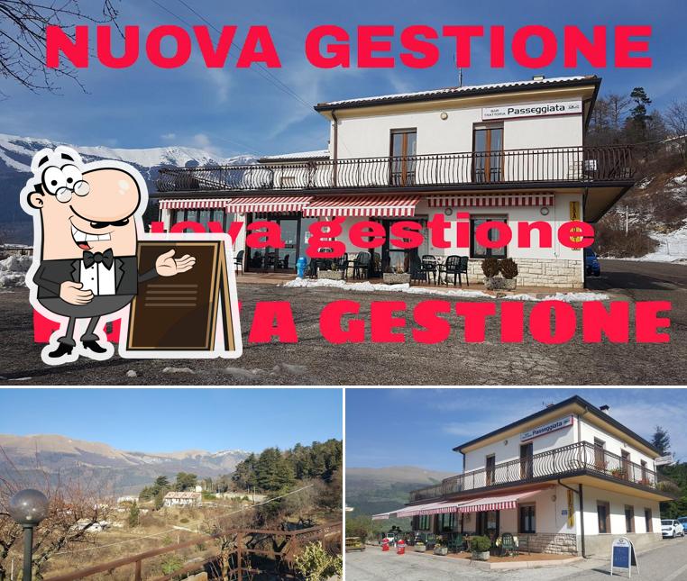 Guarda gli esterni di Bar trattoria Passeggiata