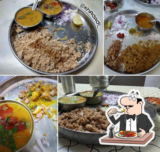 Food at Bhawani Dal Bati Churma