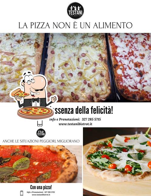 Prova una pizza a Testani Bistrot - Pizzeria - Caffè