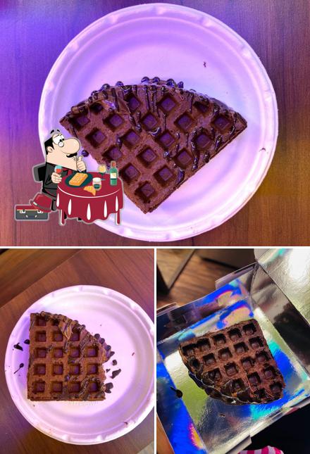 Waffles at Waffle Baba