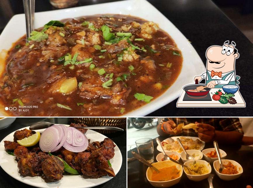 Chicken curry at hotel nalanda