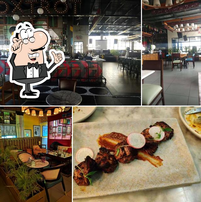 Take a seat at one of the tables at Foxtrot, Marathahalli