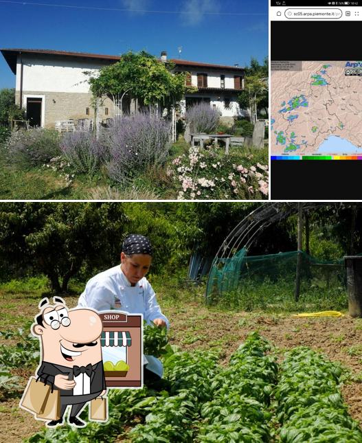 Gli esterni di agriturismo Tre colline in langa
