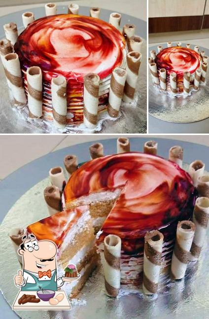 Anjju's bakery offers a selection of desserts