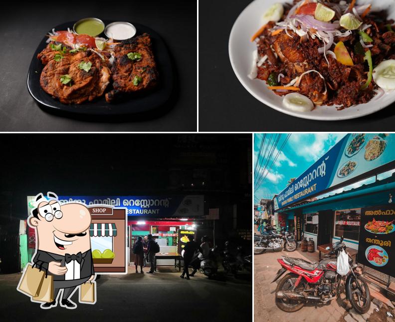 This is the photo displaying exterior and food at Bindhu hotel