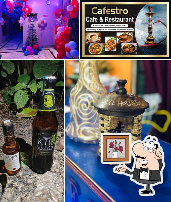 The interior of Cafestro cafe and restaurant(Hookah bar)