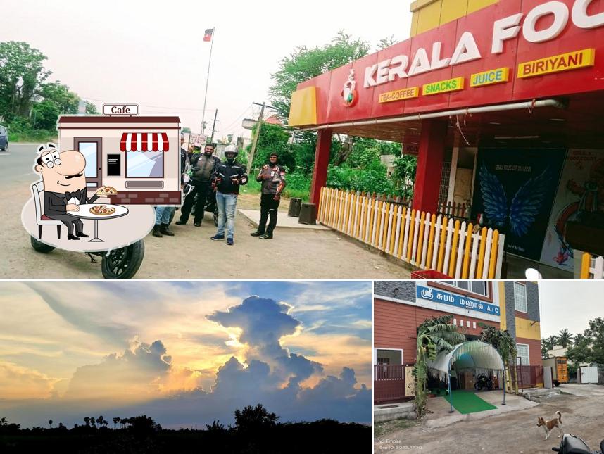 The exterior of Kerala food court mamandur