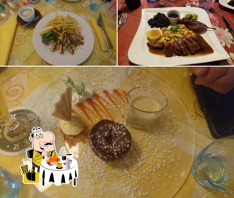 Platti al Restaurant Le Pécos