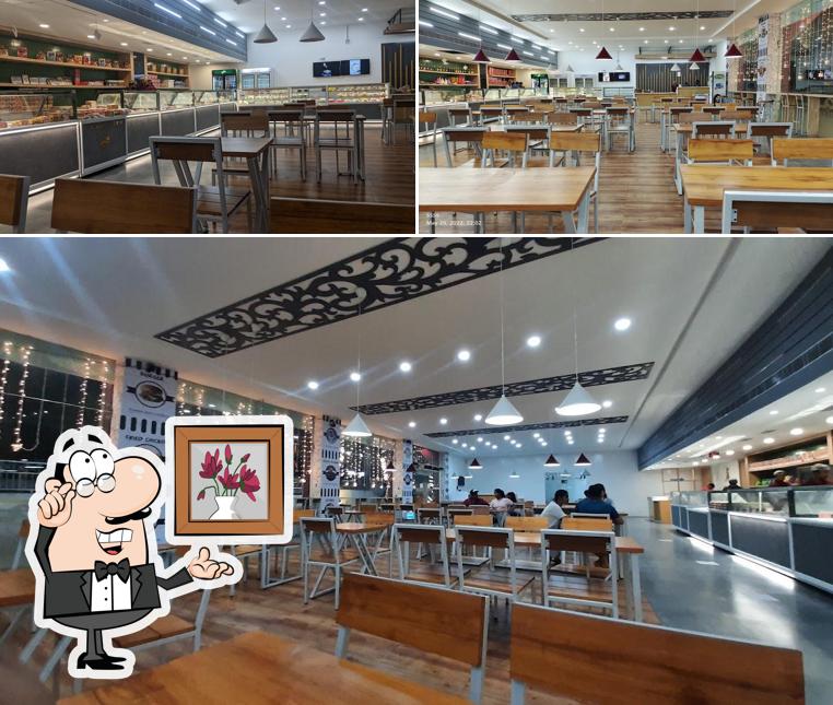 Take a seat at one of the tables at Sai Cakes & Bakes