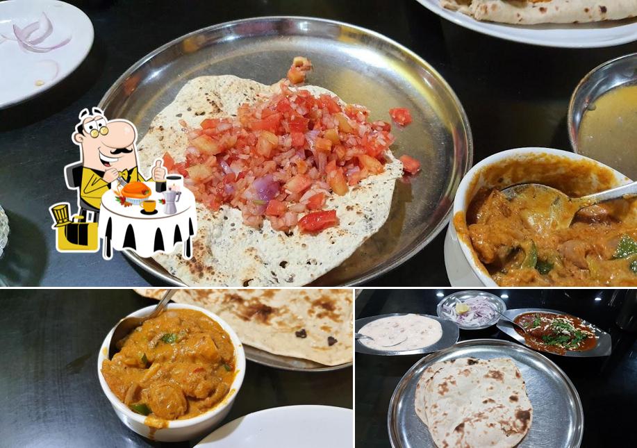 Food at Sharma's Punjabi Dhaba