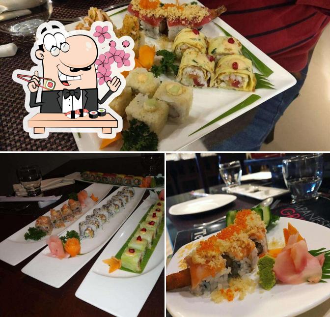 Try out different sushi options