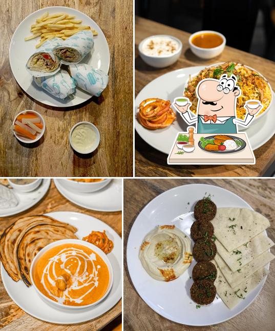 Food at Taaza Restaurant