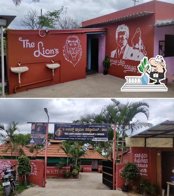 The exterior of The Lion's Family Restaurant and Dhaba