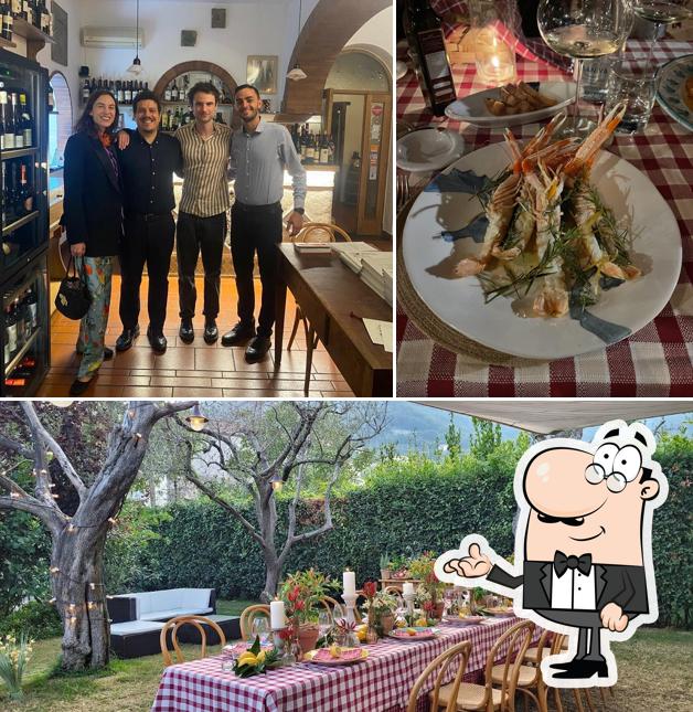 Gli interni di Trattoria Da Lorenzo