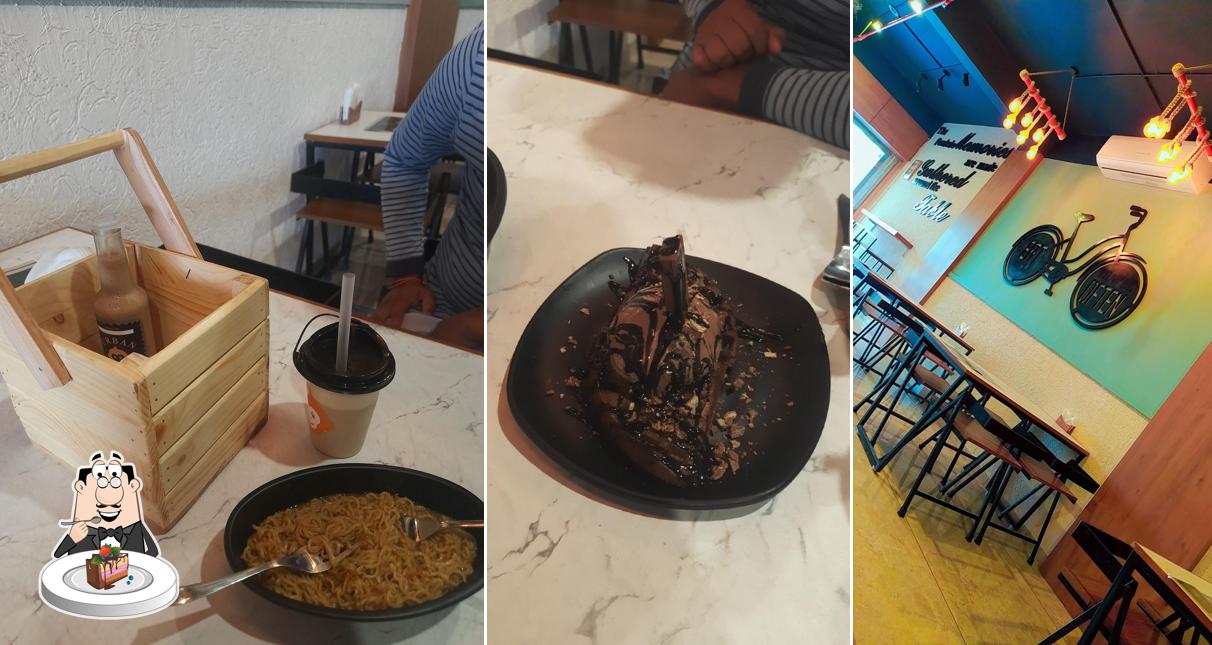 Chocolate cake at Urban Theka Coffeholic Cafe