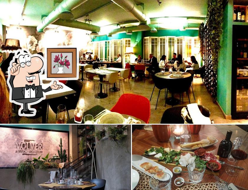 Gli interni di Volveré ristorante spagnolo con brace