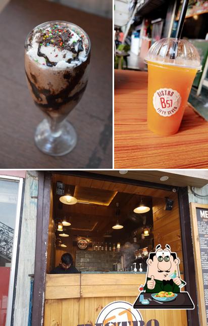 The photo of food and interior at Bistro 57