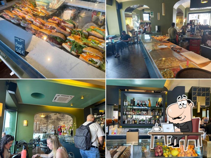 Gli interni di Caffè Roma