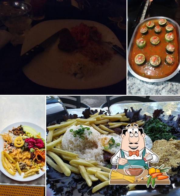 Esparguete à bolonhesa em Chão Goiano Parque Restaurante