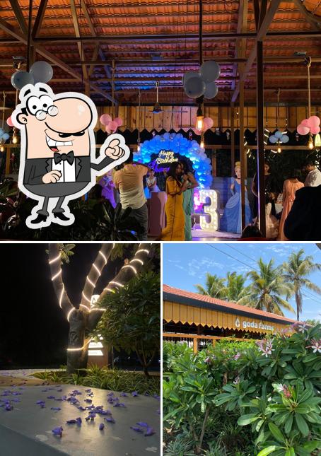 The restaurant's exterior and wedding