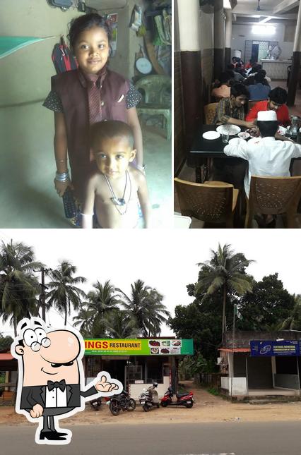 Among various things one can find interior and exterior at Kings Restaurant