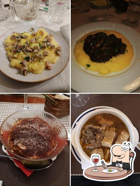 Platti al Osteria Alla Grotta