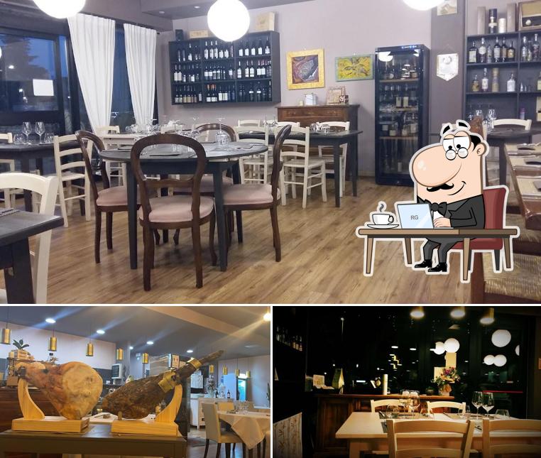 Gli interni di Bottega Cento9