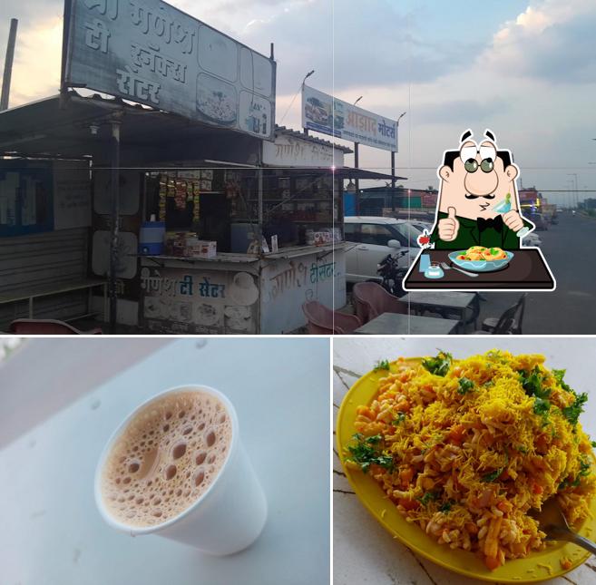 This is the image displaying food and exterior at Shree Ganesh Tea & Snack Center
