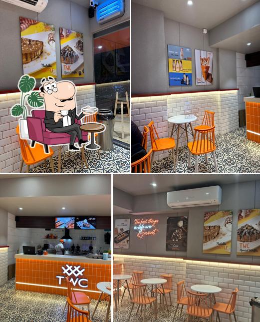 The interior of The Waffle Co