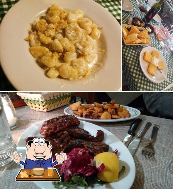 Cibo al Trattoria Castellinaria