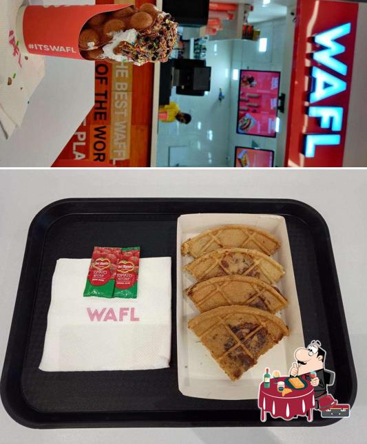 Waffles at WAFL Cafe