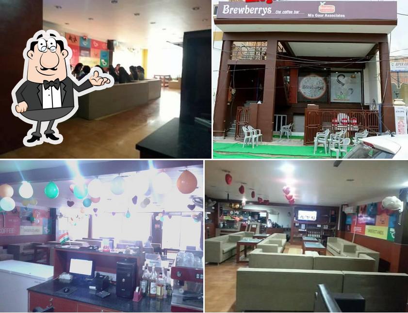 The interior of Brewberry Cafe
