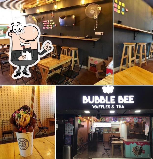 The interior of Bubble Bee