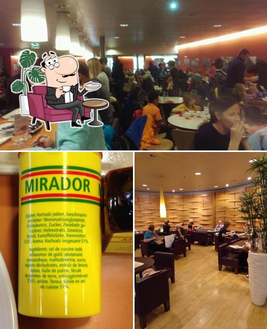 Tra le varie cose da Migros-Restaurant - Bern - Marktgasse si possono trovare la interni e birra