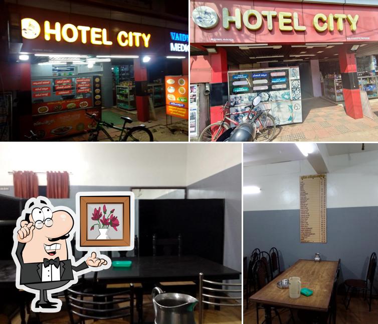 The restaurant's interior and exterior